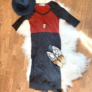 T-shirt maxi dress with pockets